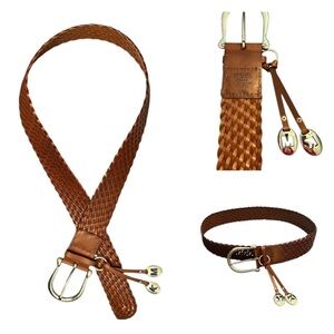 NWOT Michael Kors leather beaded belt